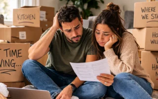 couples first time using a full service mover